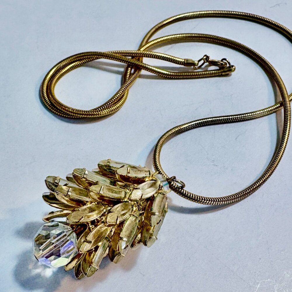 Vintage JULIANA Gold Pendant